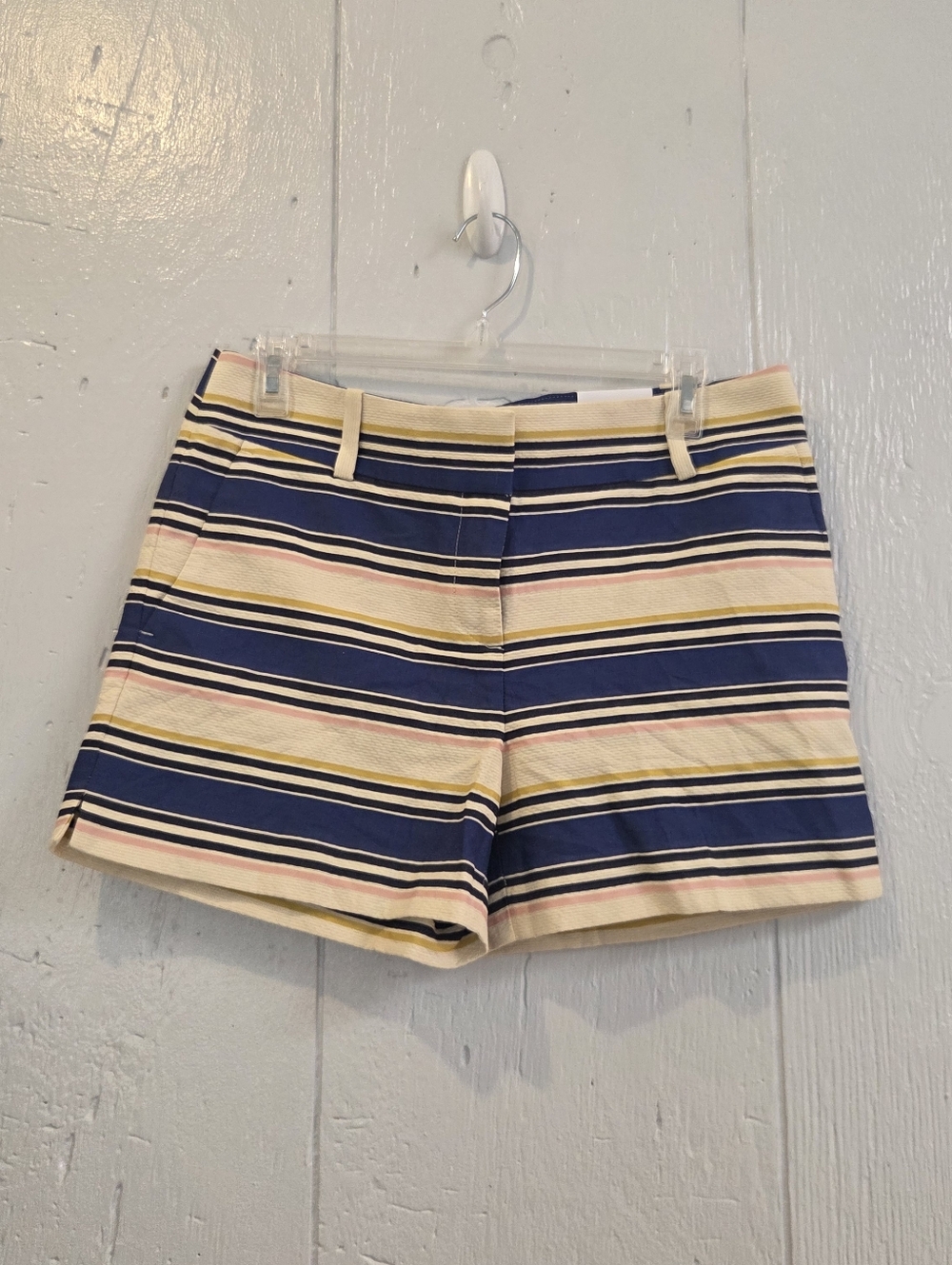 LOFT Riviera Striped Navy and Cream Women’s Shorts